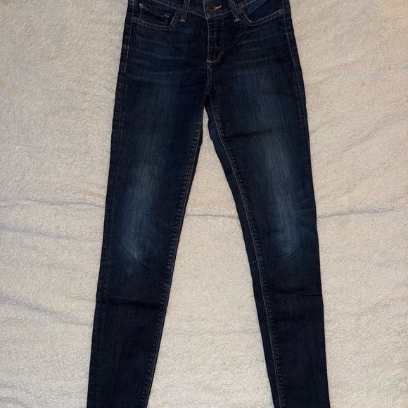 Lucky Brand Dark Indigo Skinny Jeans - Brooke Legging Jean - Picture 3 of 3